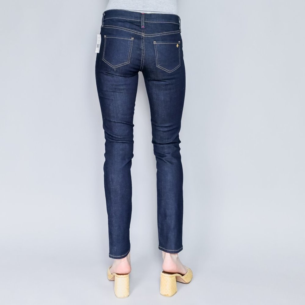 KATE SPADE Indigo Blue Mid-Rise Jeans NWT - Picture 5 of 7